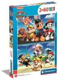 puzzle-2x60-super-kolor-psi-patrol-clementoni