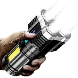 latarka-wielofunkcyjne-wojskowa-wodoodporna-usb-mocna-5-x-led-4-tryby