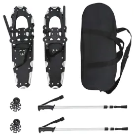 rakiety-sniezne-3-w-1-z-kijami-trekkingowymi-srebrny-i-czarny