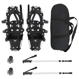 rakiety-sniezne-3-w-1-z-kijami-trekkingowymi-srebrny-i-czarny