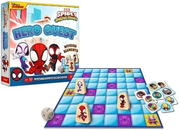 gra-planszowa-trefl-gra-spidey-hero-quest-stan-nowy