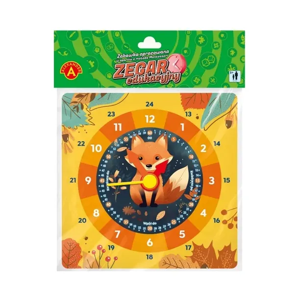 zegar-edukacyjny-lisek