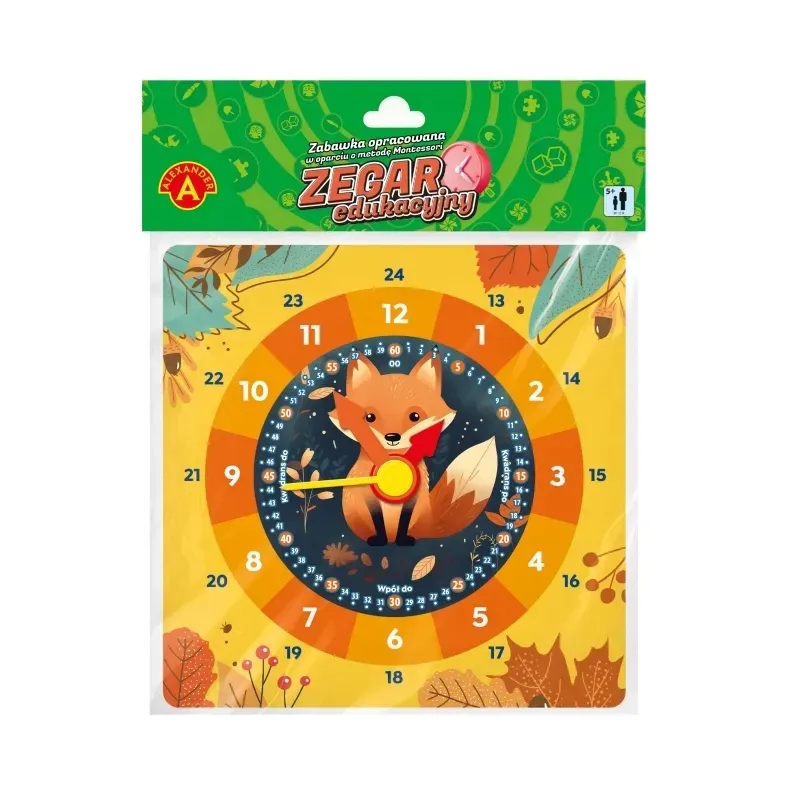 zegar-edukacyjny-lisek