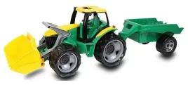 lena-gigant-traktor-z-przyczepka-i-spychem