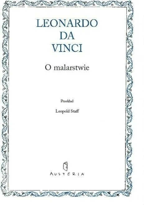 o-malarstwie-leonardo-da-vinci