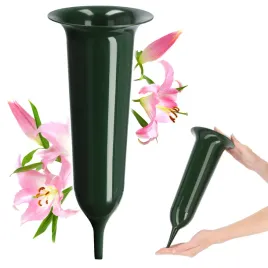 wazon-flakon-na-cmentarz-30cm-kwiaty-sztuczne-wbijany-szpic-zielony
