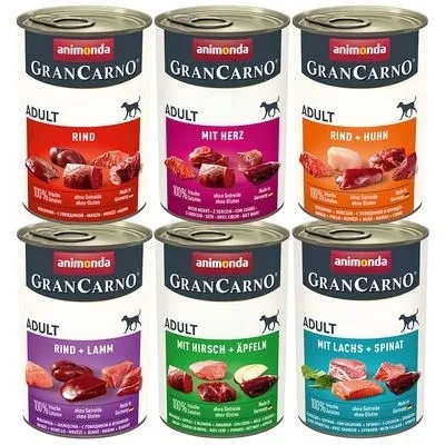 Animonda GranCarno mix smaków 24 x 400 g
