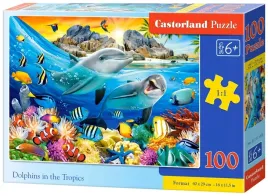 puzzle-100-dolphins-in-the-tropics-castorland