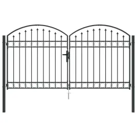 brama-ogrodzeniowa-assen-301-x-200-cm-stal-szary-zamykane