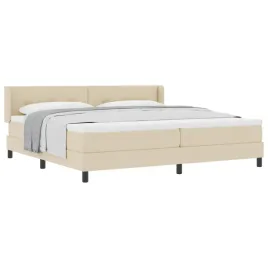 lozko-sprezynowe-z-zaglowkiem-kremowy-200-x-200-cm-tkanina