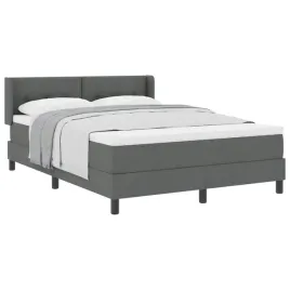 lozko-sprezynowe-z-zaglowkiem-ciemnoszary-200-x-140-cm-tkanina