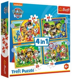 puzzle-4w1-wakacyjny-psi-patroll-34395-trefl