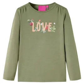 koszulka-dziecieca-z-dlugimi-rekawami-khaki-104