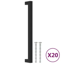 uchwyty-do-szafek-20-szt-czarne-224-mm-stal-nierdzewna