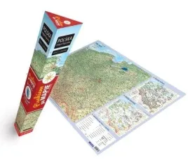 mapa-polska-fizyczna-plakat-praca-zbiorowa