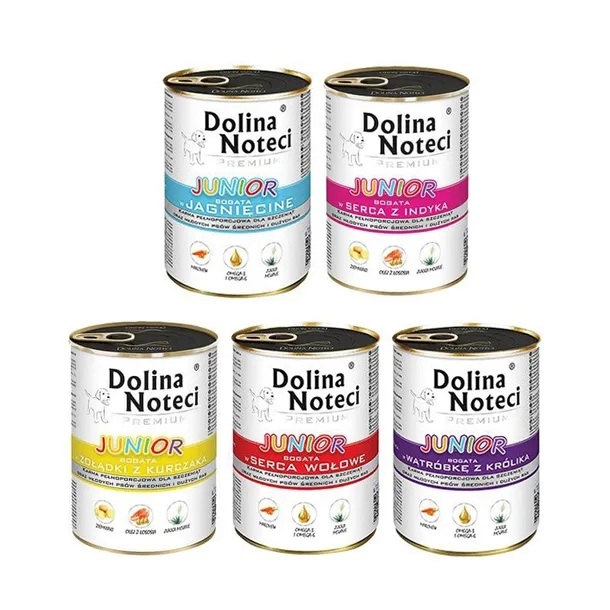 Dolina Noteci Junior MIX SMAKÓW - Zestaw 24x400g