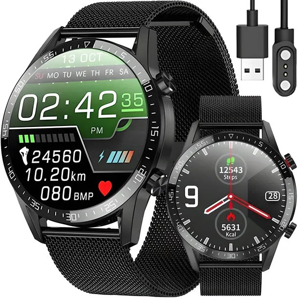 ZEGAREK SMARTWATCH KROKOMIERZ EKG MONITOR ZDROWIA L13 BLUETOOTH IOS ANDROID
