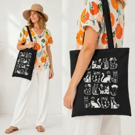 torba-torebka-materialowa-shopper-pojemna-na-ramie-z-zamkiem-w-koty-czarna