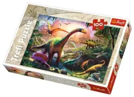 puzzle-100-swiat-dinozaurow-trefl-16277