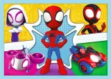 puzzle-4w1-ekipa-spidey-a-trefl-stan-nowy