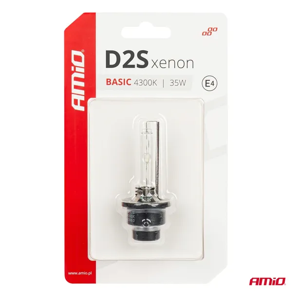 zarnik-ksenonowy-do-reflektorow-d2s-4300k-35w-e4-amio-basic-rodzaj-ksenonowe