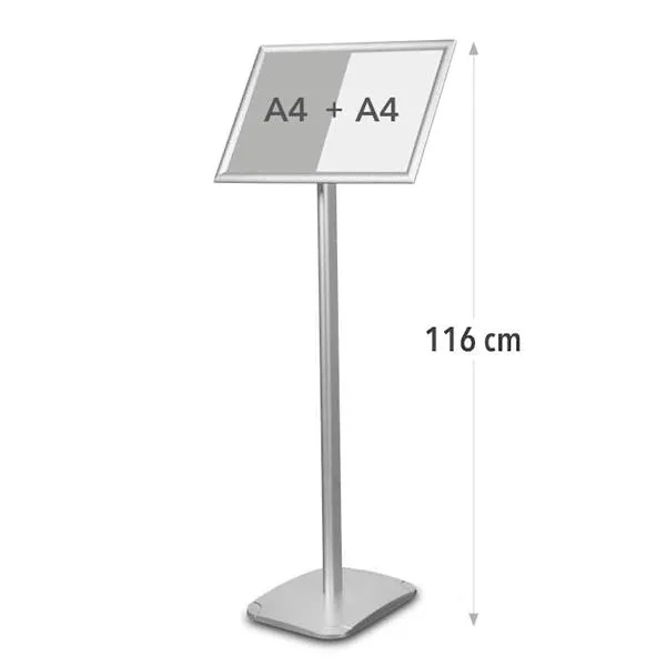 stojak-info-menu-standard-srebrny-a3-stan-nowy-waga-z-opakowaniem-4-kg
