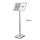 stojak-info-menu-standard-srebrny-a3-stan-nowy-waga-z-opakowaniem-4-kg