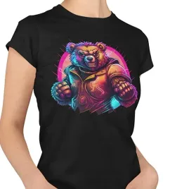 damska-koszulka-bad-zwierzeta-bear-2