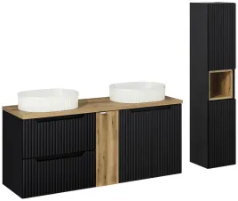 czarne-ryflowane-meble-lazienkowe-nova-black-szafka-140cm-umywalki-i-slupek