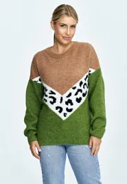 sweter-damski-oversize-z-motywem-zebry-figl-m905-zielony-wielokolorowy