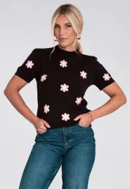 damski-sweter-z-krotkim-rekawem-w-kwiaty-regular-fit-z-wiskozy-do-pracy-i-n