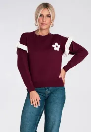 damski-sweter-z-falbanami-na-ramionach-i-aplikacja-kwiatowa-casual-m1242