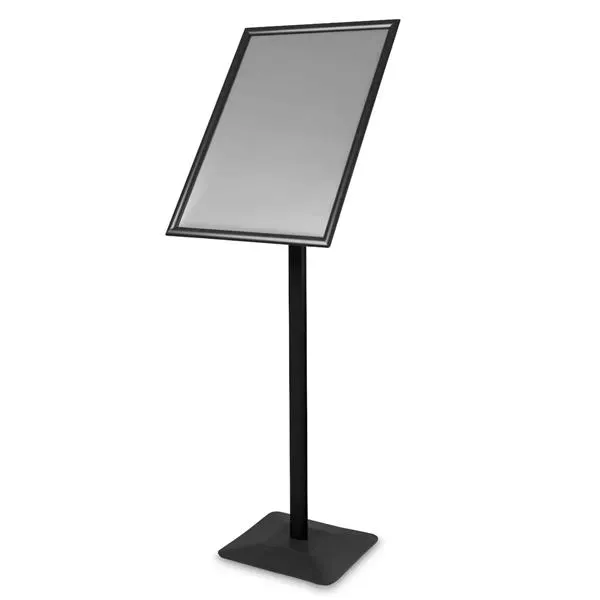 stojak-info-menu-premium-czarny-a2-stan-nowy