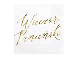 serwetki-33x33-cm-biale-wieczor-panienski-zloty