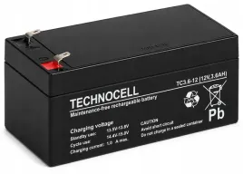 akumulator-bateria-agm-vrla-technocell-tc3-6-12-12v-36ah-tc-3-6-12-tc36