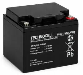 akumulator-bateria-agm-technocell-tc45-12-12v-45ah-agm-tc-45-12-tc45-vrla