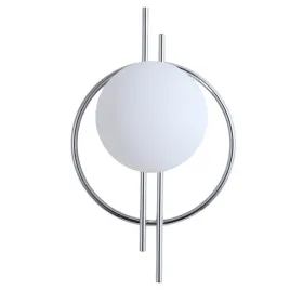 lampa-scienna-nowoczesna-kinkiet-szklany-kule-mleczna-glamour-srebrna