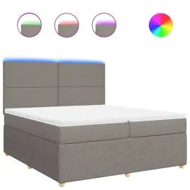 lozko-kontynentalne-z-materacem-taupe-tkanina-200x200-cm