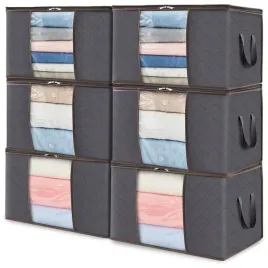 torba-lifewit-6-pakowa-szara-60l-na-ubrania-ze-wzmocnionym-uchwytem