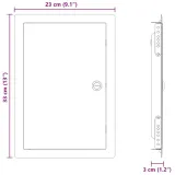 panel-dostepu-bialy-33-x-23-x-3-cm-stal-stan-nowy-szerokosc-produktu-23-cm
