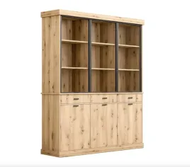 kredens-z-nadstawka-witryna-178-220cm-dab-artisan-nivi-ar
