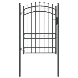 brama-ogrodzeniowa-z-kolcami-z-blokada-szary-170-x-100-cm