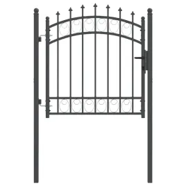 brama-ogrodzeniowa-z-kolcami-z-blokada-szary-100-x-100-cm