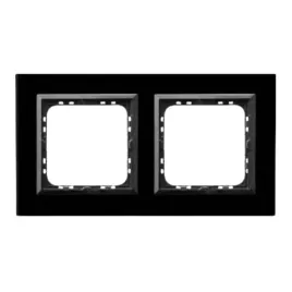 ospel-sonata-ramka-podwojna-czarne-szklo-4mm-r-2rgc-32-25-prestige