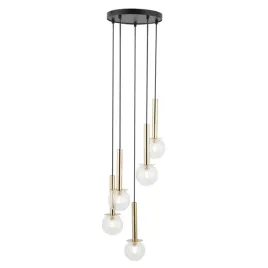 zwieszana-lampa-kaskadowa-daisy-40759-kaskada-kule-przezroczysta-zlota