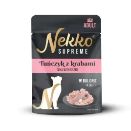 nekko-supreme-mokra-karma-dla-kota-adult-tunczyk-krab-w-bulionie-70g