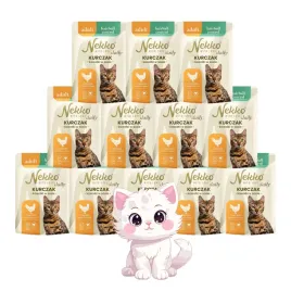 mokra-karma-dla-kota-nekko-daily-adult-hairball-kurczak-w-sosie-12x85g