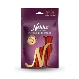 smaczki-smakolyk-przysmak-dla-kota-nekko-paseczki-spaghetti-z-kaczki-50g