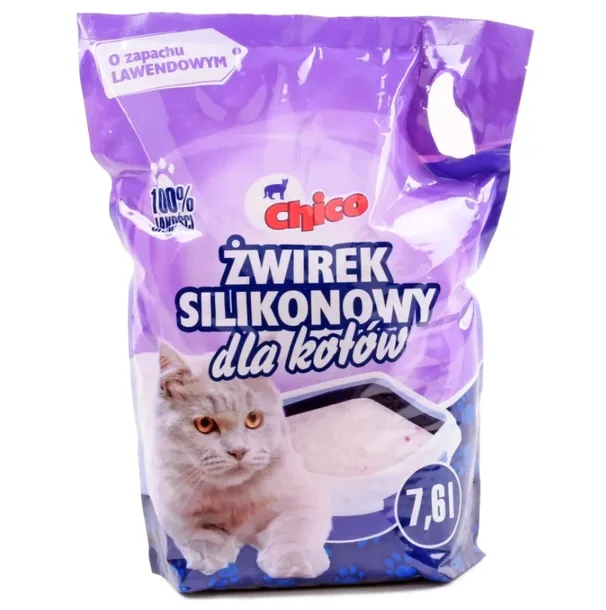 Chico Żwirek Silikonowy Lawendowy 4 x 7,6l