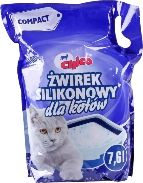 CHICO Żwirek Silikonowy Dla Kota Compact Drobny Bezzapachowy 7,6L